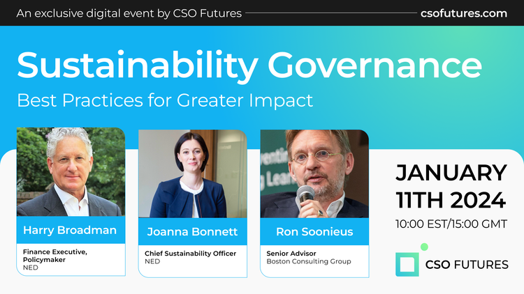 Sustainability Governance: Best Practices for Greater Impact