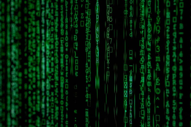 data on screen