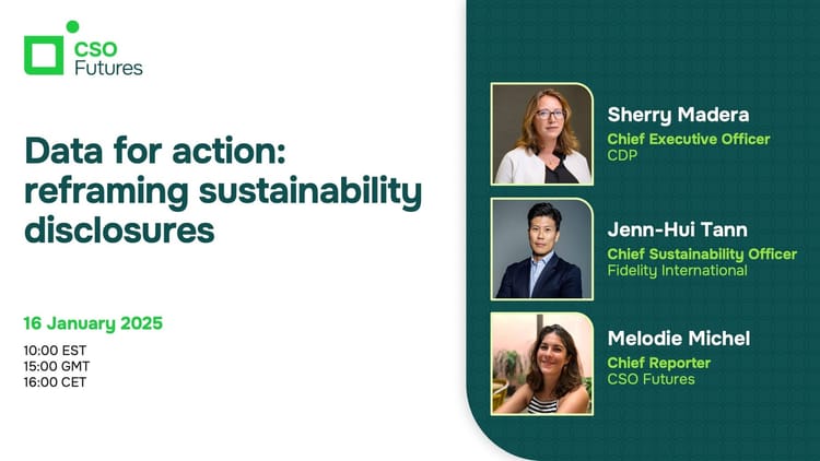 Data for action: Reframing sustainability disclosures