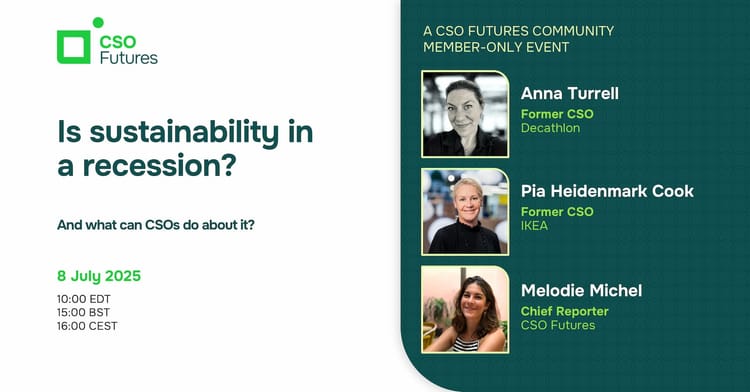Is sustainability in a recession (and what can CSOs do about it)?