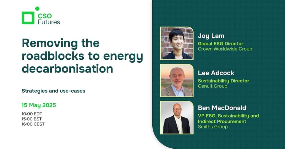 Removing the roadblocks to energy decarbonisation